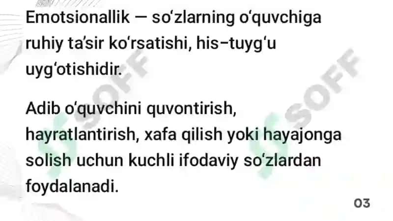 BADIIY TILNING OBRAZLILIGI VA EMOTSIONALLIGI 4