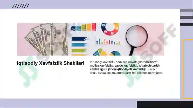Iqtisodiy Xavfsizlik Shakllari va Ularning Asosiy Ko'rsatkichlari 4