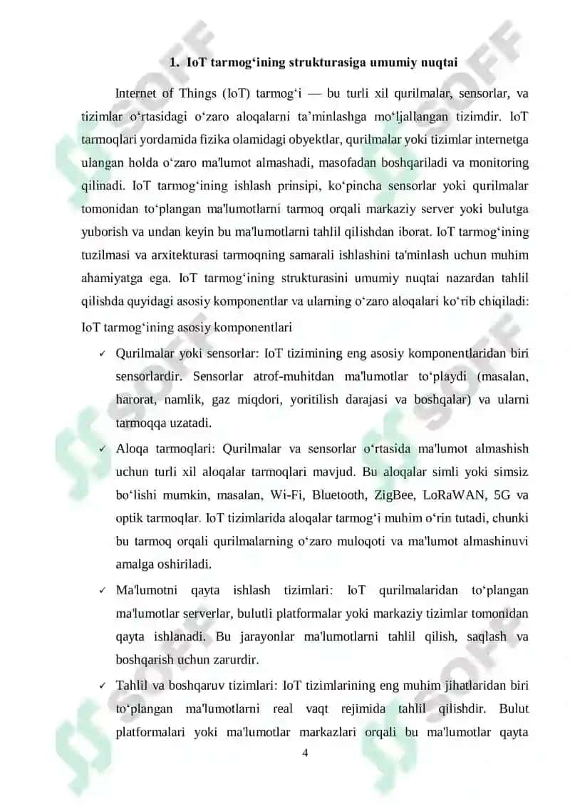IoT tarmog'ida optik tarmoqlarni qo'llash 4
