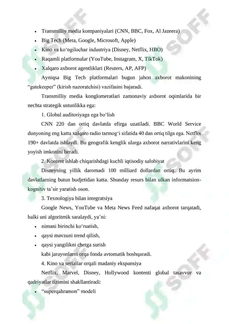 MEDIYA IMPERIYALARINING AXBOROT HUKMRONLIGINI SHAKLLANTIRISH STRATEGIYALARI 4