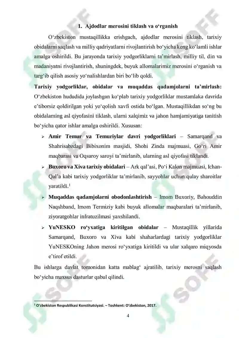 Mustaqil ta'lim ishi 4