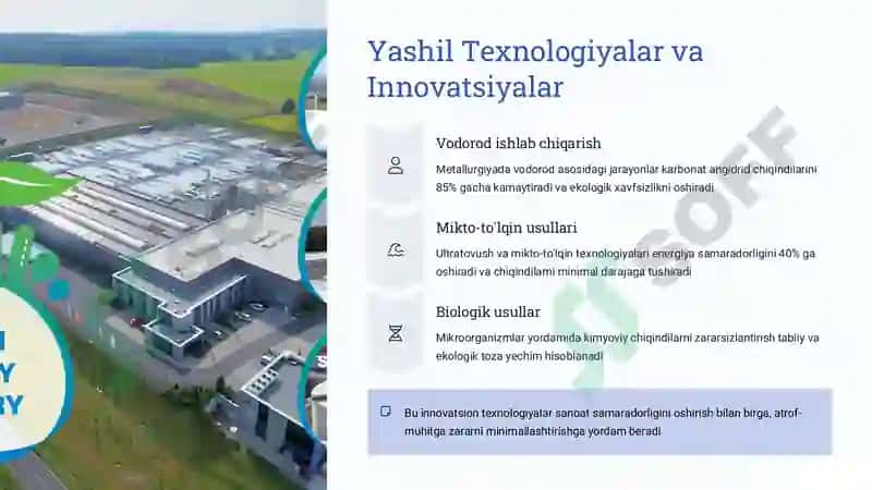 Tog'-kon, Kimyo va  Metallurgiya Sanoati  hamda Atrof-muhit  Muhofazasi 4