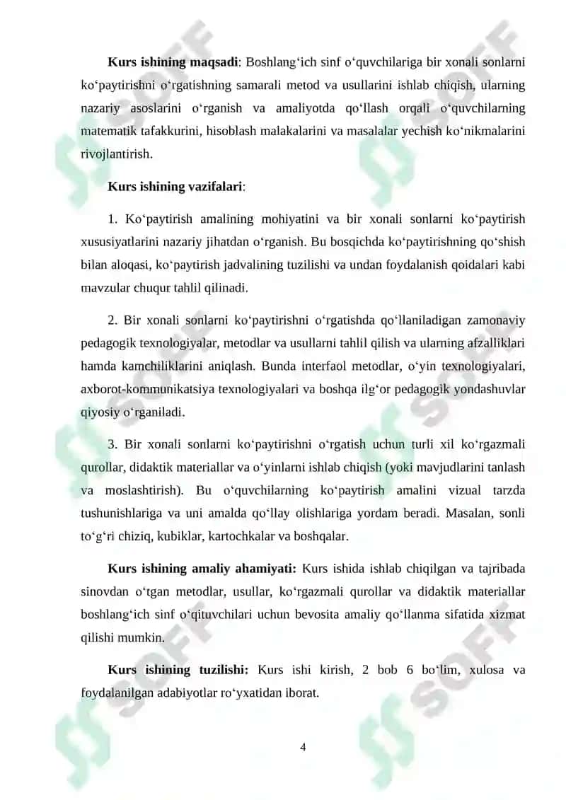 BIR XONALI SONLARNI BIRGA KO‘PAYTIRISHNI O‘RGATISH METODIKASI 4