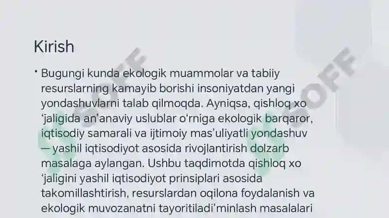 Yashil iqtisodiyot 4
