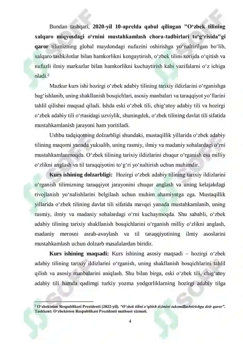 HOZIRGI OʻZBEK ADABIY TILINING TARIXIY ILDIZLARI 4