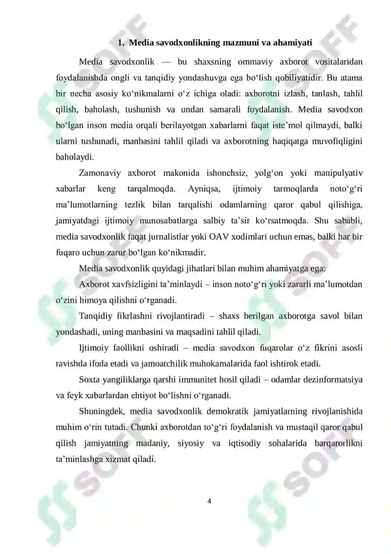Media savodxonlikni rivojlantirish yo'llari 4