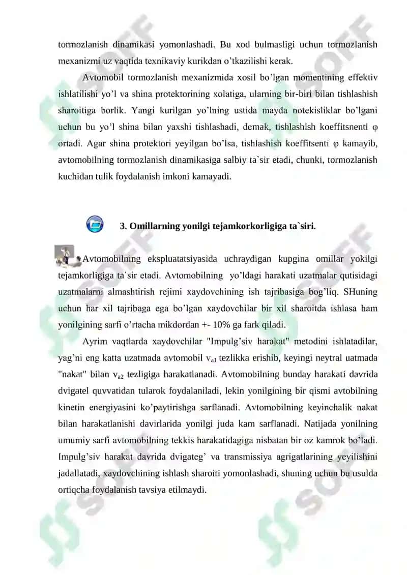 Omillarning tortish dinamikasiga ta`siri 4
