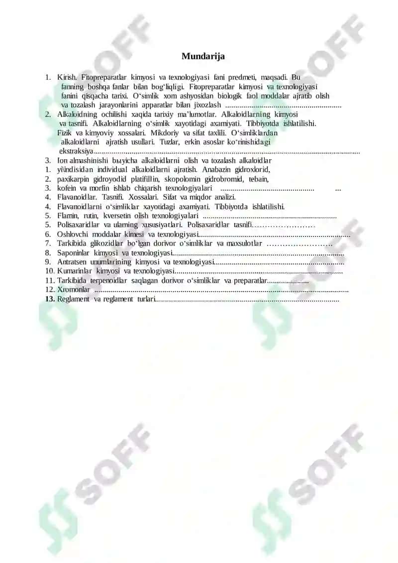 Fitopreparatlar texnologiyasi 4