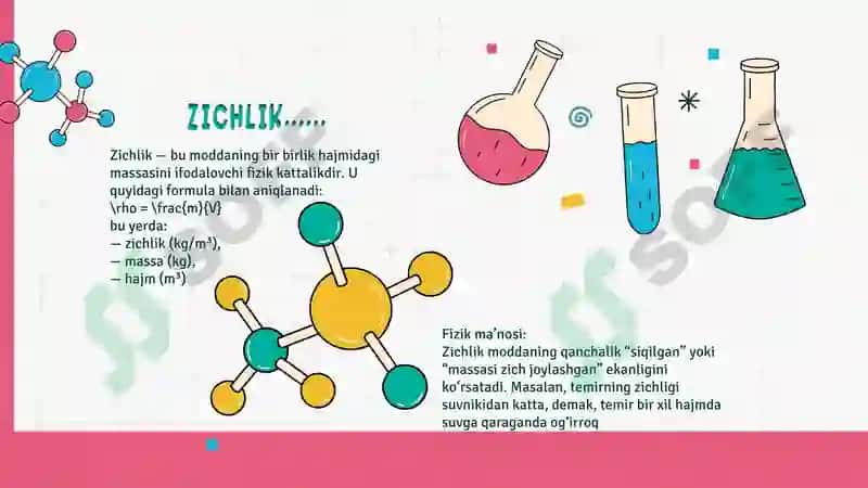 Biologik toqimalar vaqattiq jismlarning zichligini aniqlash 4