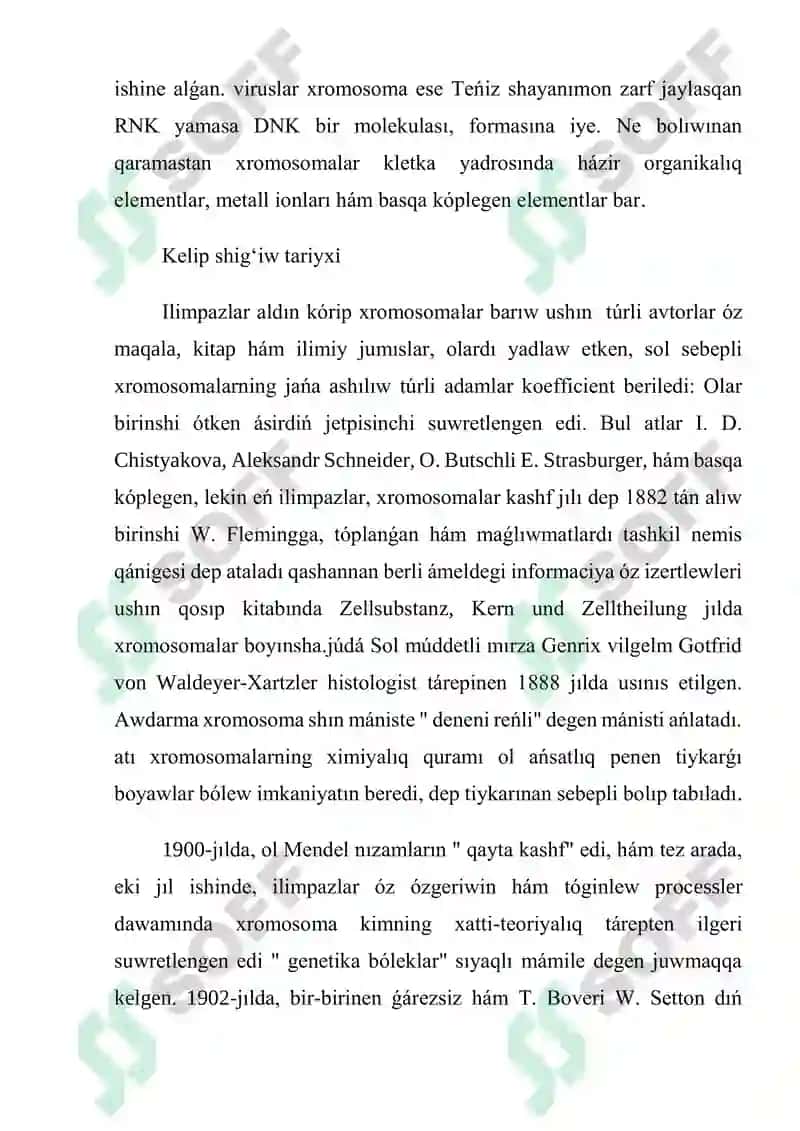 Xromosomalar va genetika 4