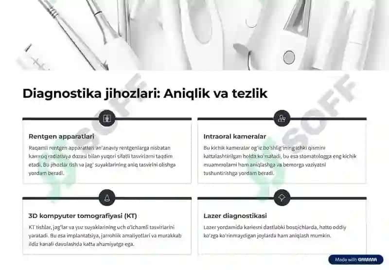 Prezintatsiya Stamatalogiya jihozlari vositasi 4