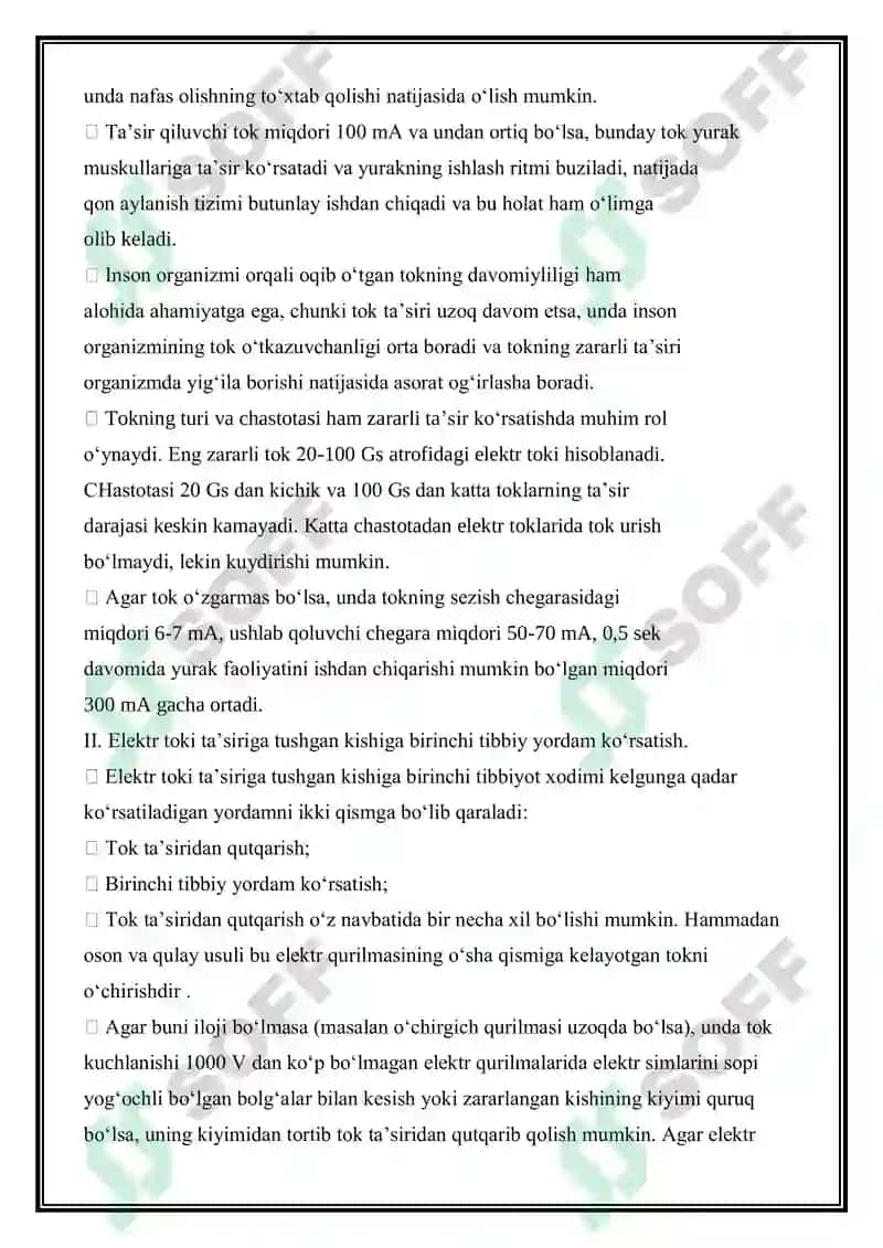 Elektr maydonining inson organizmiga ta’siri 4