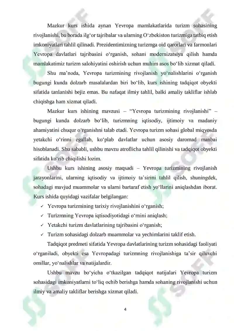 YEVROPA TURIZMNING RIVOJLANISHI 4