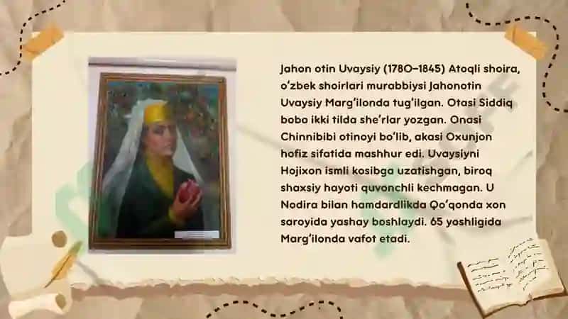 Uvaysiy hayoti va ijodi 4