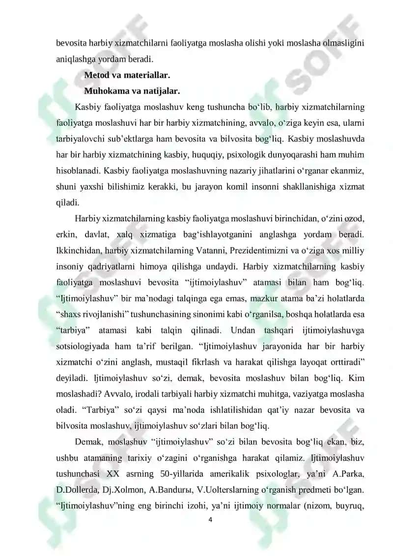 NAFAQADAGI HARBIYLARNING JAMIYATDAGI ISHTIMOYLASHISH MOMOLARI 4