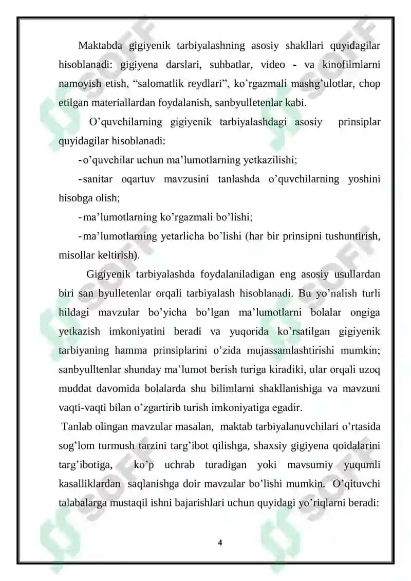 Maktab vrachining ish mazmuni 4
