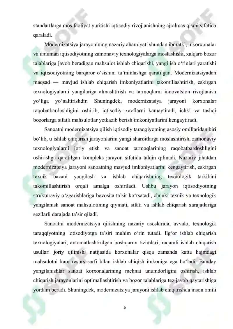 Sanoatni modernizatsiya qilish va diversifikatsiya strategiyasi 4