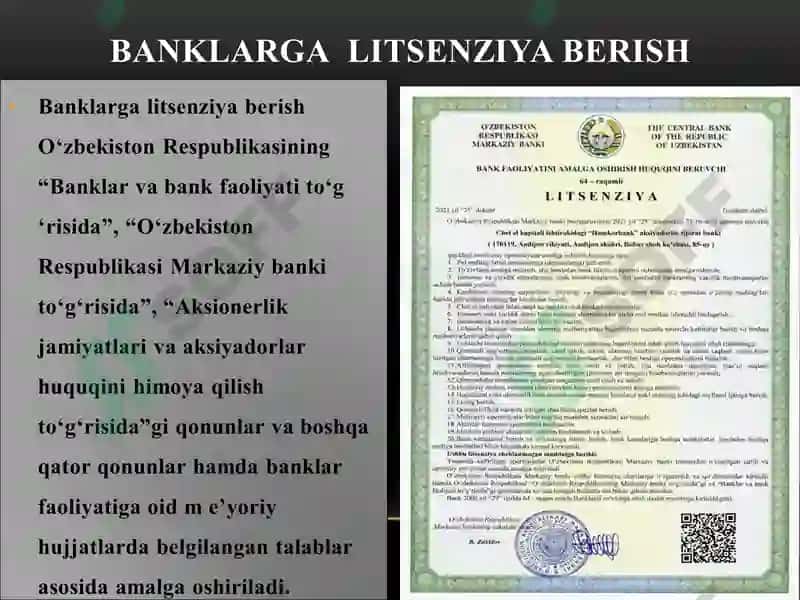 TIJORAT BANKLARI FAOLIYATINI TASHKIL QILISH VA UNING IQTISODIY VA HUQUQIY ASOSLARI 4