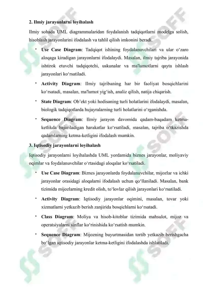 Tizimli dasturlash usullari. UML- modellashtirish usuli 4