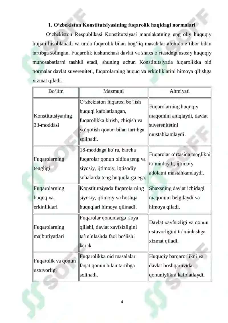O‘zbekiston Respublikasi Kasaba Uyushmalari Federatsiyasi Mehnat va ijtimoiy munosabatlar akademiyasi Referat 4