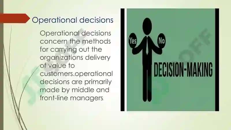Management Decision Making Categories 4