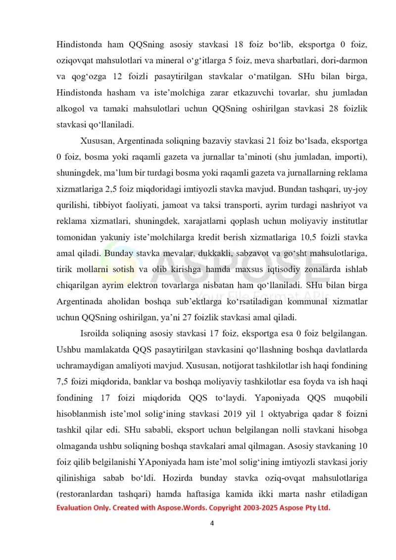 Qo'shilgan qiymat solig'i 4