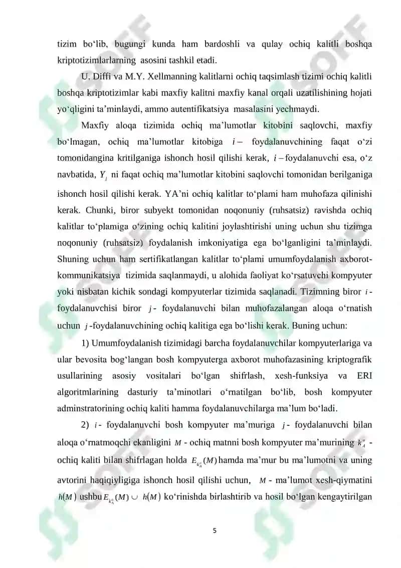Kalitlarni taqsimlashni boshqarish algoritmlari tadqiqi 5