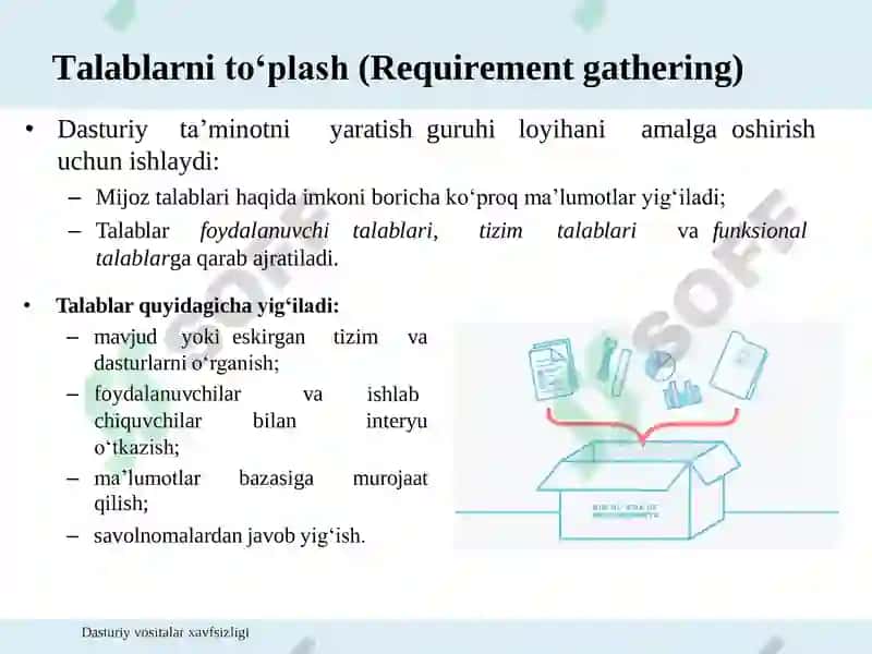 Dasturiy vositalar xavfsizligi 5