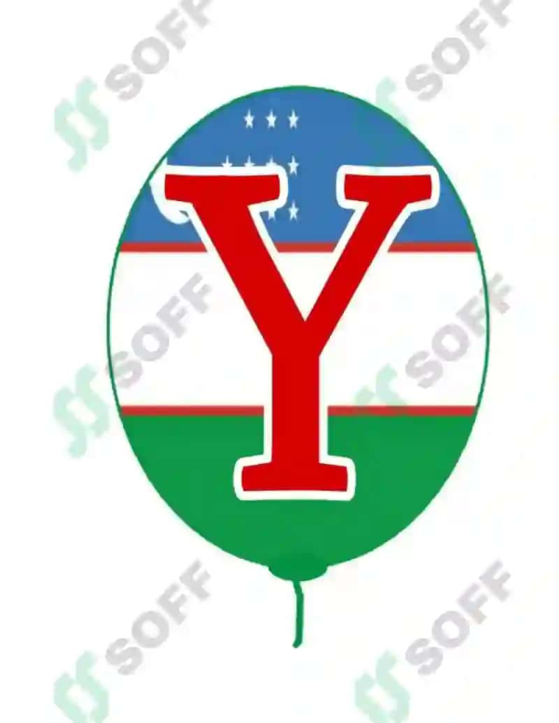 Harflar (bayroq fonida) yangi dizayn 5