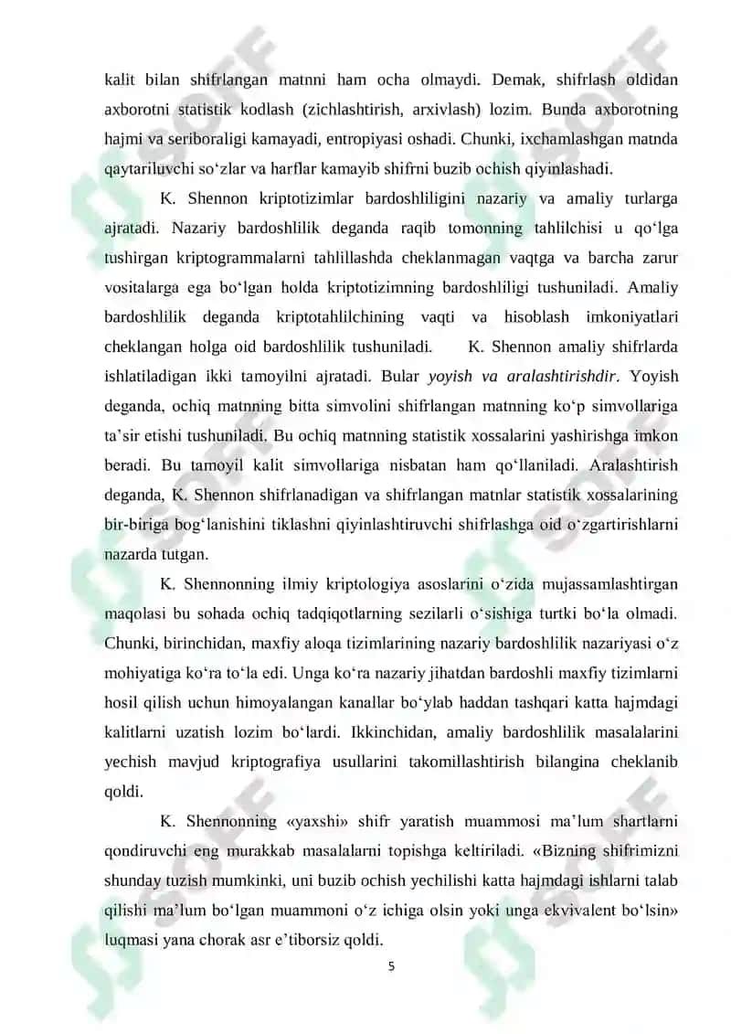 Simmetrik va assimmetrik kriptotizimlarning qiyosiy tahlili 5
