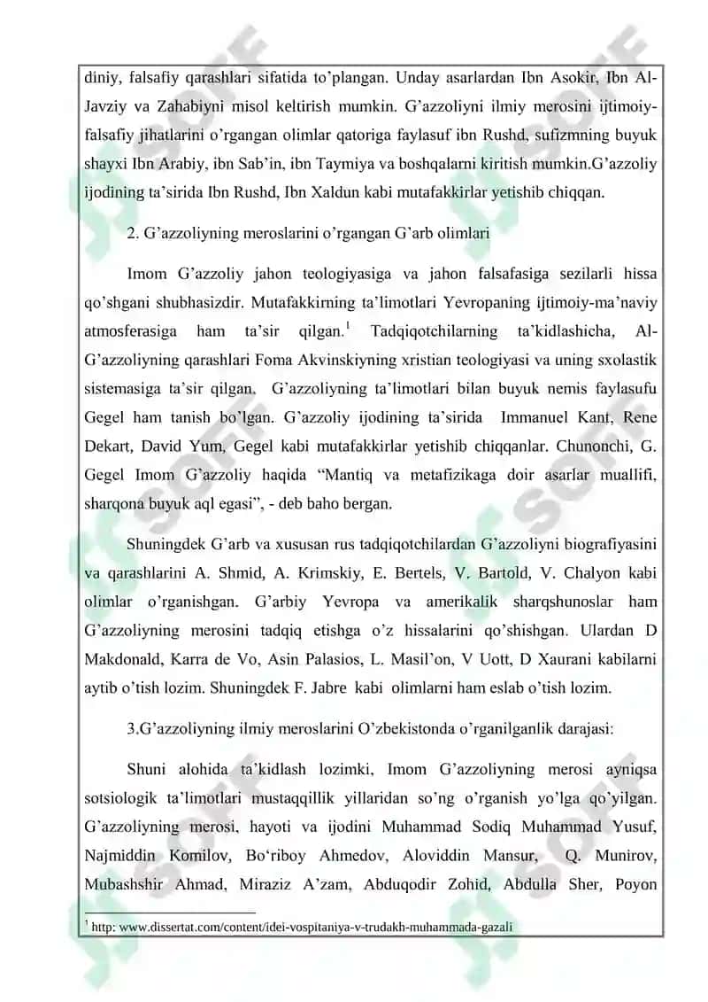 Imom Al-G’azzoliyning sotsiologik qarashlari 5