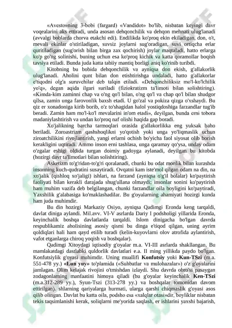 Qadimgi Osiyodagi iqtisodiy g'oyalar 5