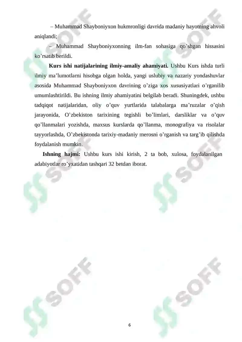 Shayboniylar davlatida qo’shin tuzilishi 5