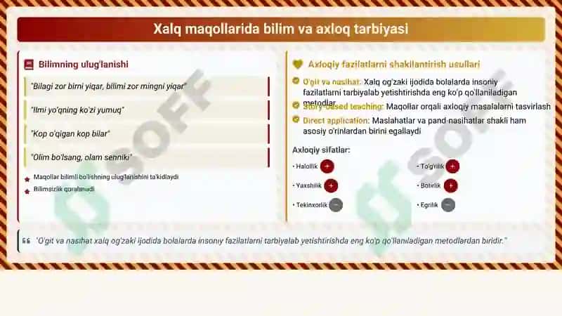 XP_“Avesto” va xalq pedagogikasi g‘oyalaridagi uyg‘unlik 5