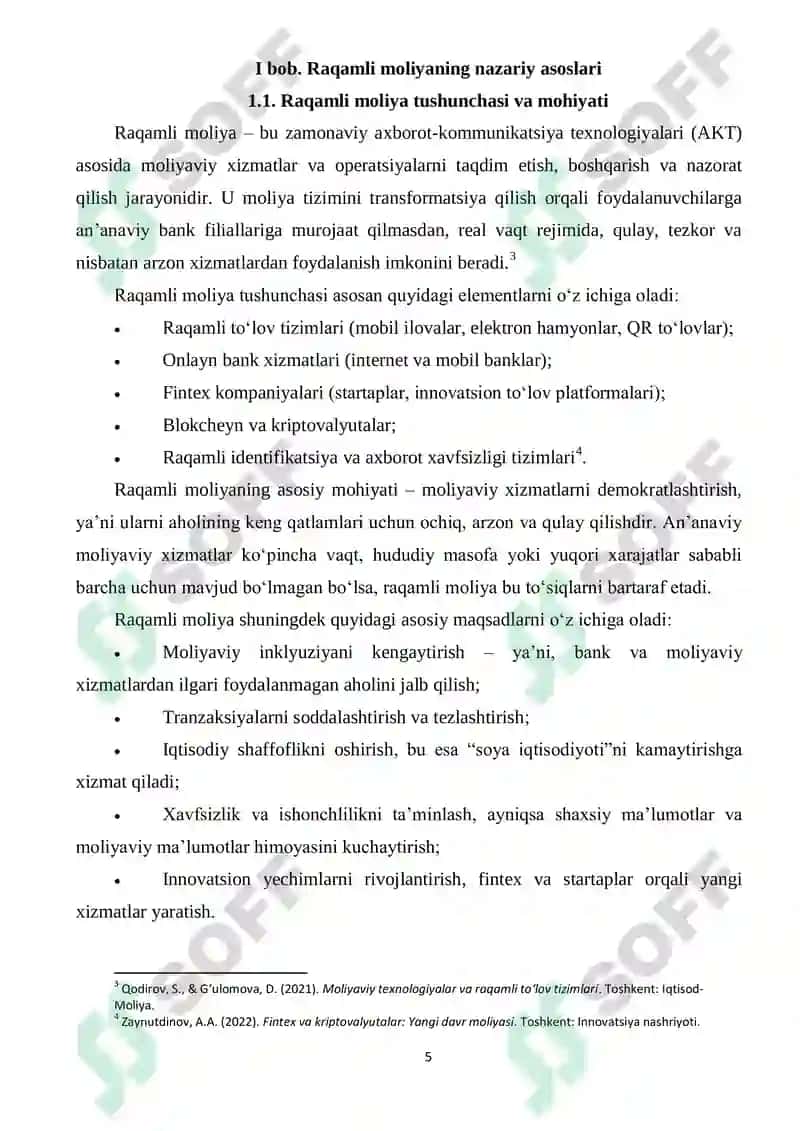Raqamli moliya faniga kirish 5