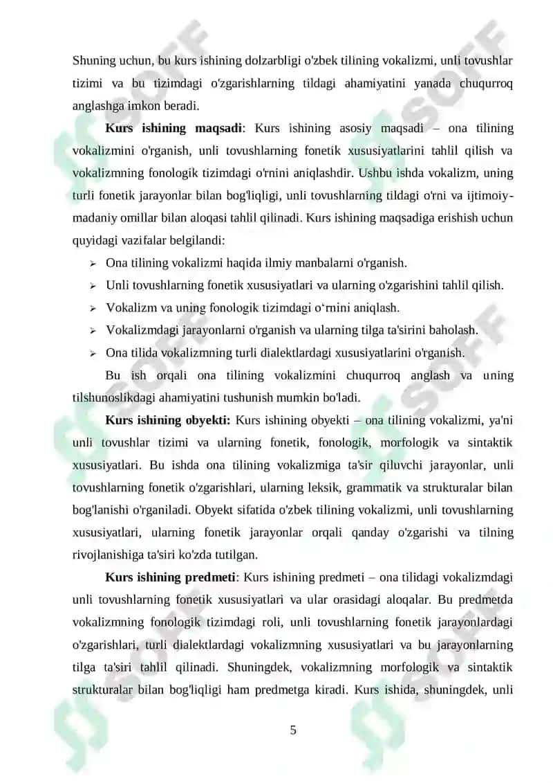 Ona tili va oʻqish savodxonligi va uni oʻqitish metodikasi 5