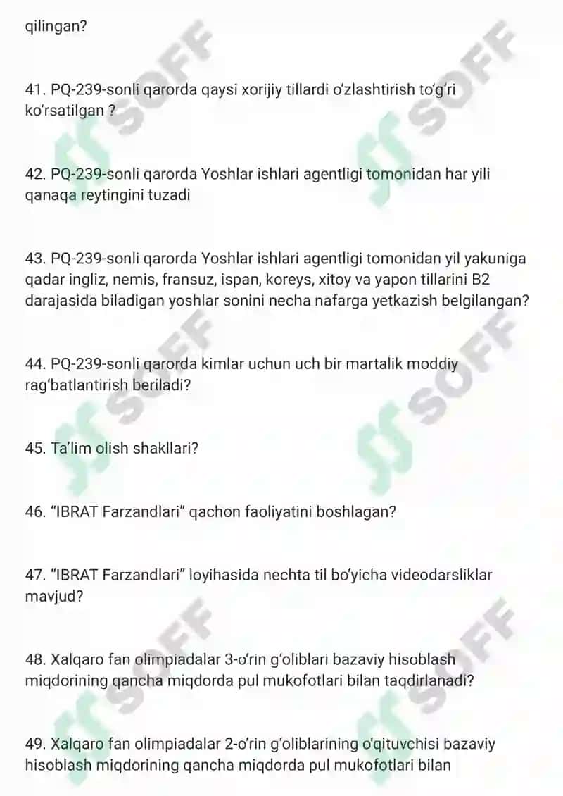 Argos suhbat savollari 5