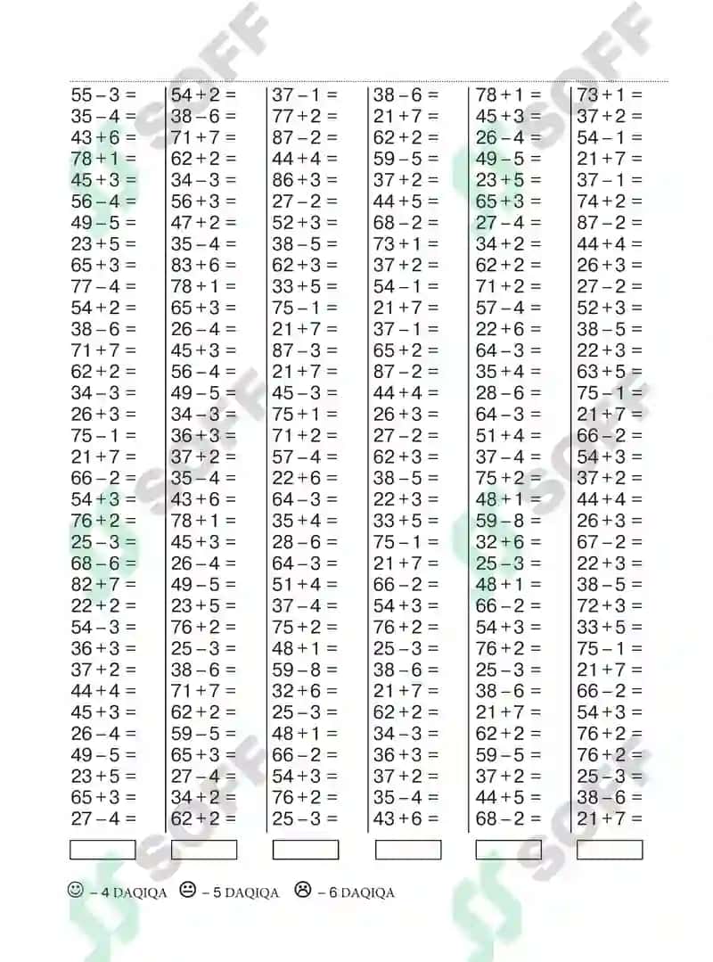Bolajonlar uchun 1-6 sinf Matematik To‘plami: Geometrik shakllar va qiziqarli mashqlar 5