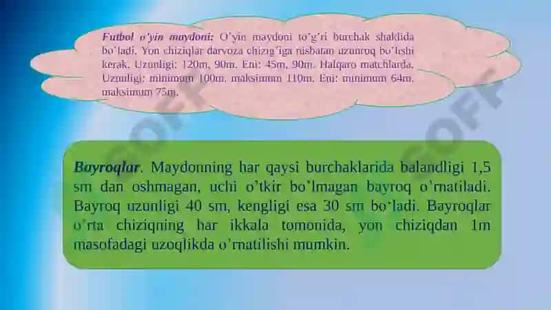 Sport o‘yinlarini (futbol, regbi) o‘qitishning nazariy, uslubiy va tashkiliy asoslari 5