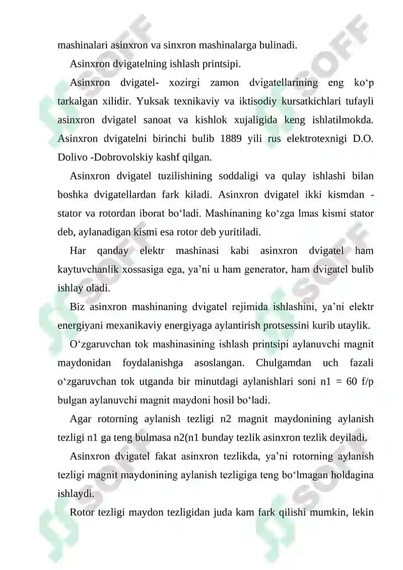 O‘ZGARUVCHAN TOK ELEKTR MASHINALARI 5