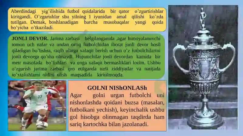 Sport o‘yinlarini (futbol, regbi) o‘qitishning nazariy, uslubiy va tashkiliy asoslari 6