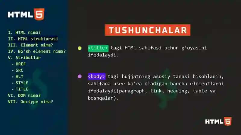 Web sahifa yaratish 6