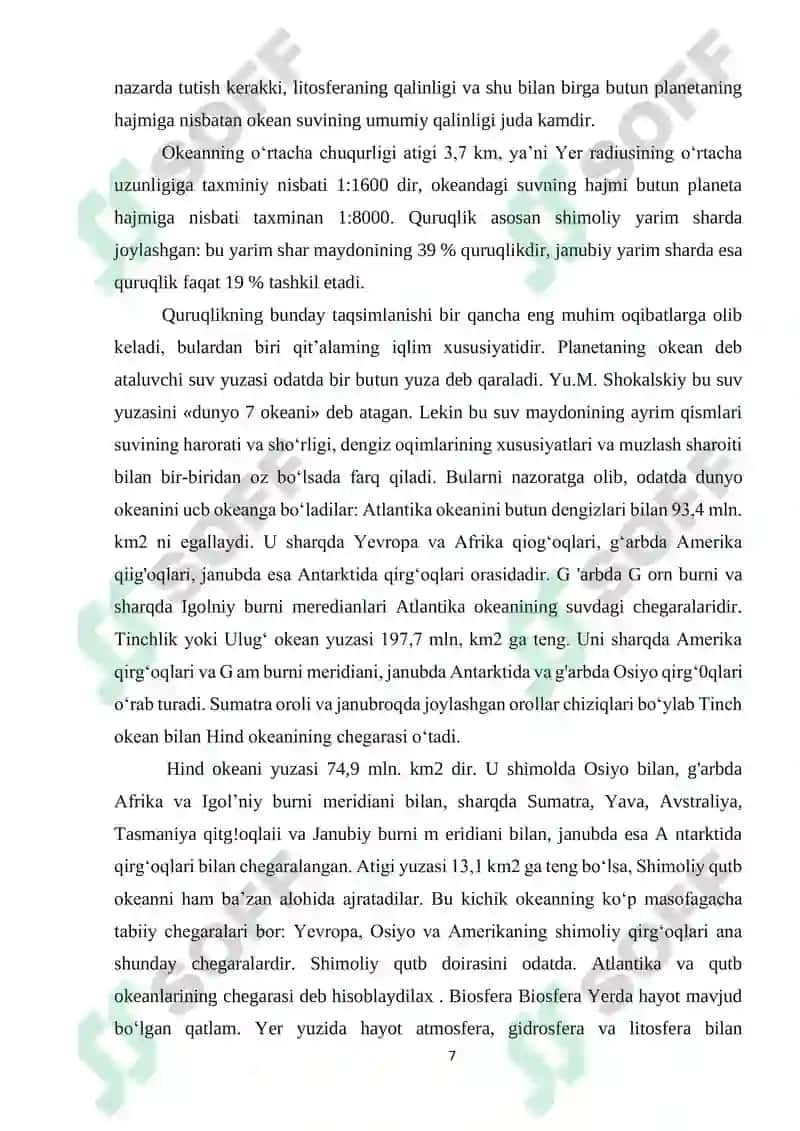 Geologiya fani vazifalari, tarmoqlari 6