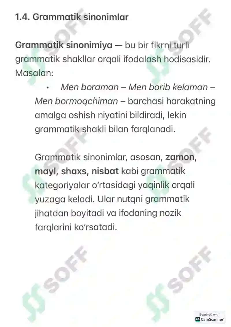 Sinonimiya Hodisasi 6