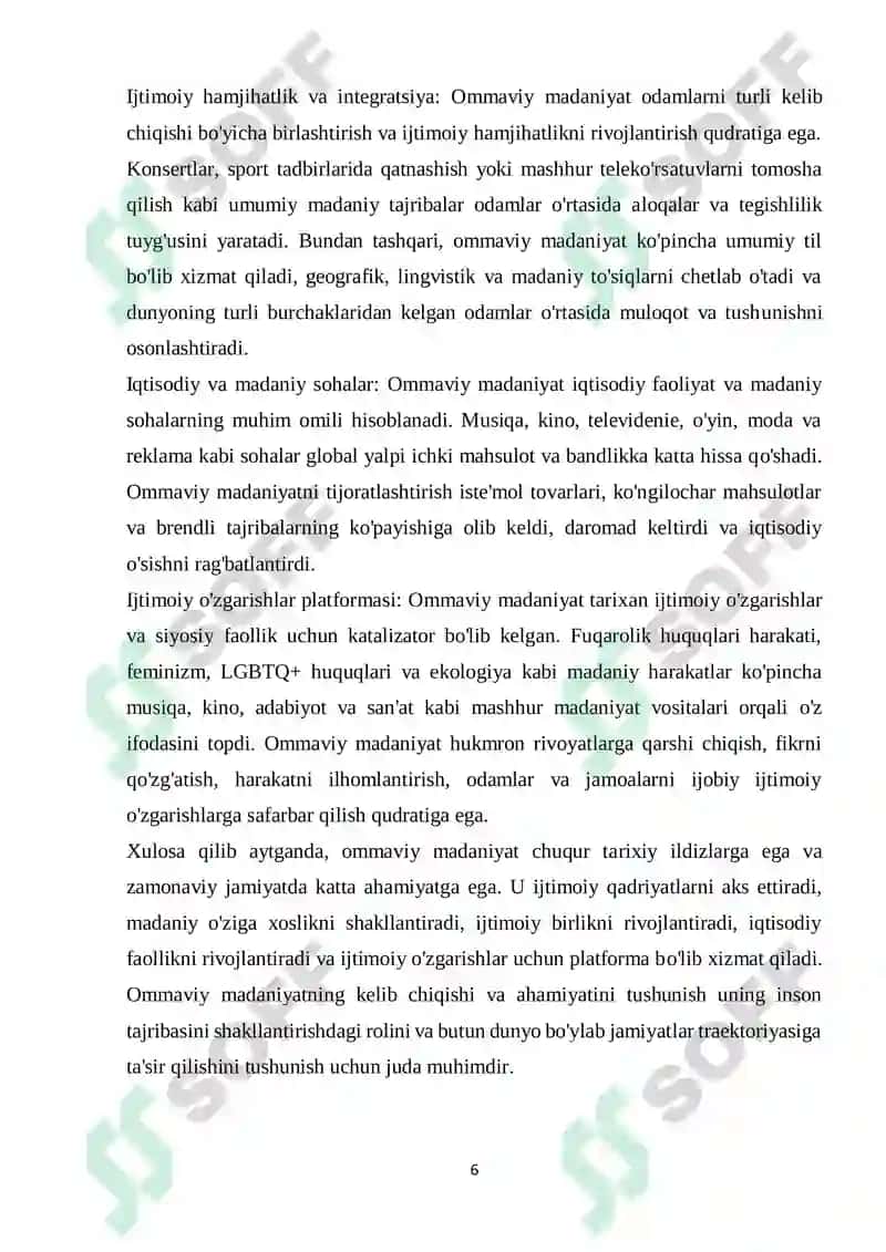 OMMAVIY MADANIYATNING SHAKLLANISH TARIXI 6