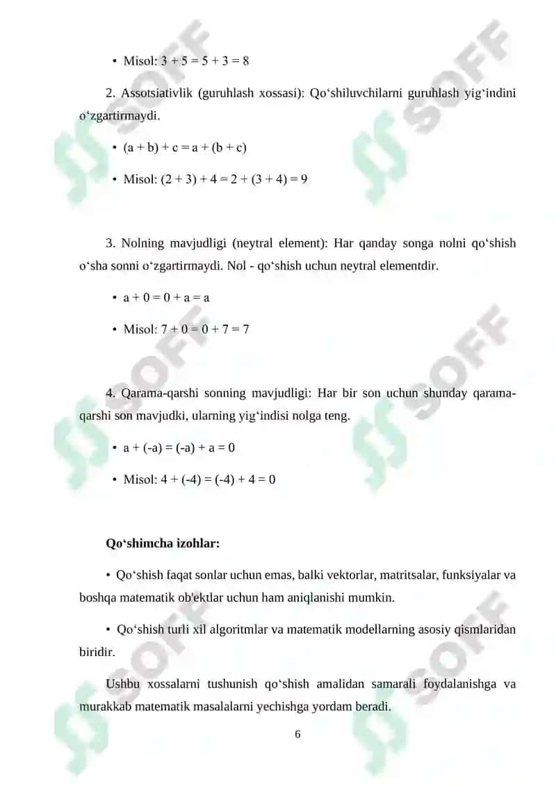 Ustun ko‘rinishida qo‘shishni o‘rgatish metodikasi 6