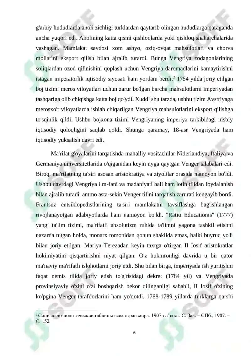 XVIII-XIX asrlarda Vengriyada Gabsburglar Monarxiyasi 6