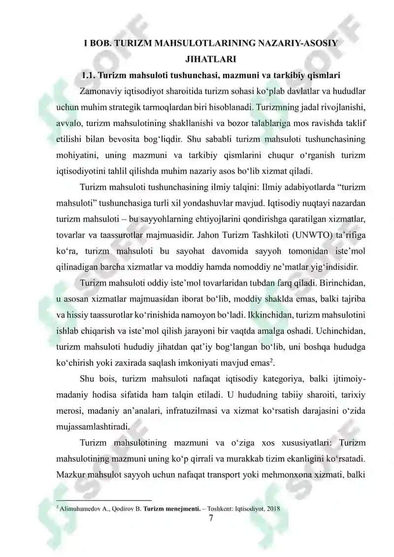 TURIZM MAHSULOTLARINING HUDUDIY RIVOJLANISHI 6