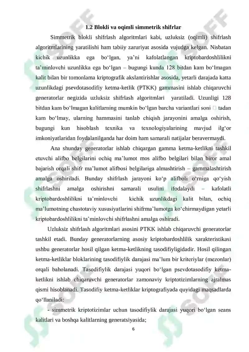 Blokli simmetrik shifrlash algoritmlari 6