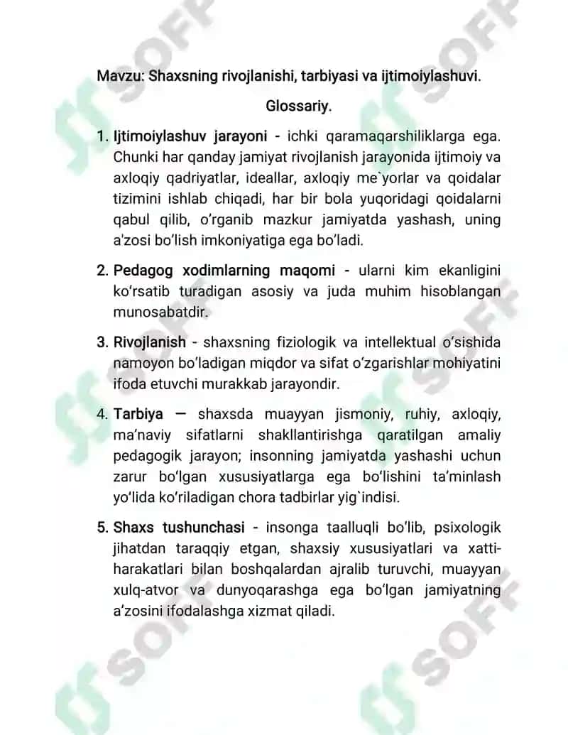 Taʼlim tashkilotlari pedagog xodimlarining huquqiy maqomi. 6